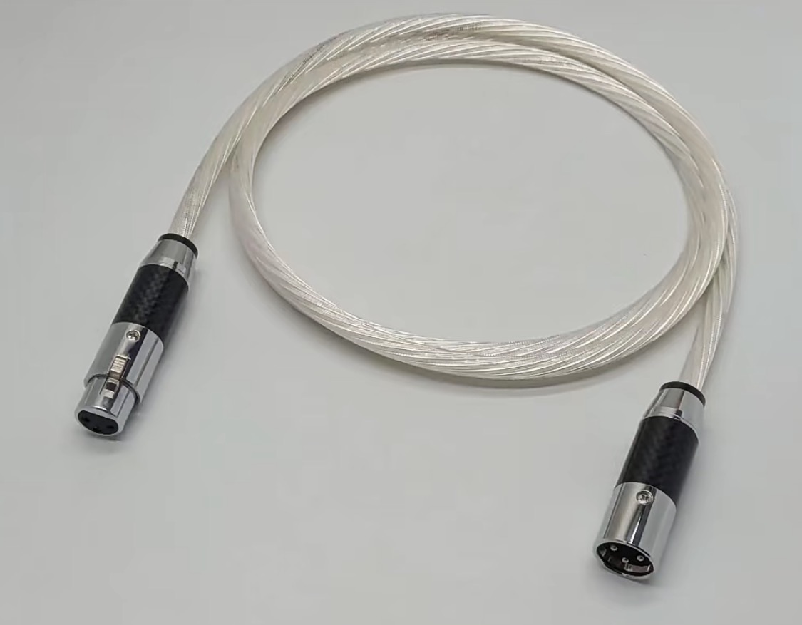 單晶銀 XLR 平衡音訊線 材質高純度單晶 XLR 平衡音訊線