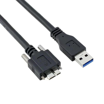 USB 3.0 AM/Micro B 传输线-带锁