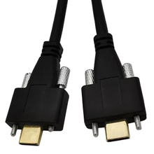 雙耳帶螺絲USB 3.1 Type-C高速傳輸線