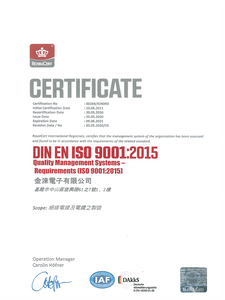 king lai ISO 9001