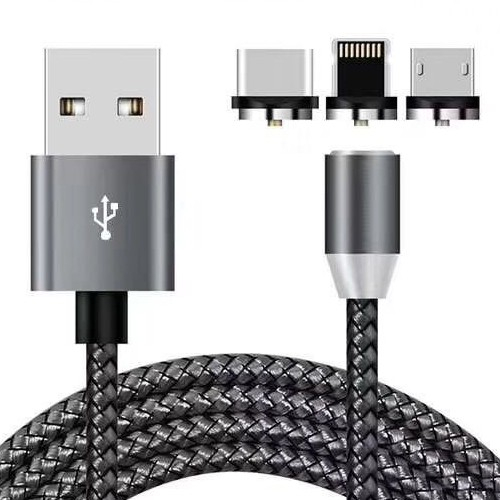 USB 2.0 一對三傳輸線AM/Micro, Type C, Lightning 
