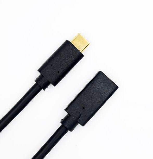 USB 3.1 Type C Black M/F