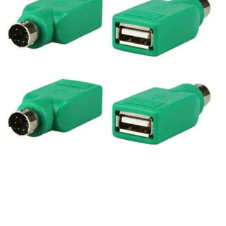 Mini DIN 6 Pin to USB Type A Female转接头