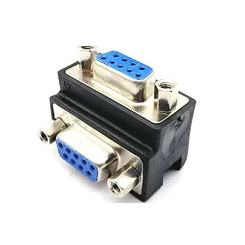 DB9轉接頭母對母9針標準型直式金屬轉接頭