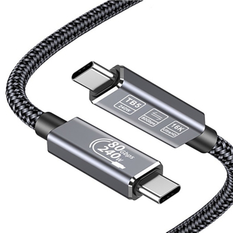 USB4 Gen4 80Gbps 240W 超高速传输线