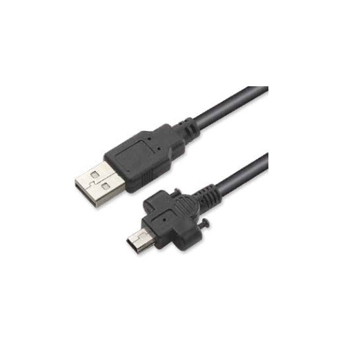 USB 2.0 Type A轉Mini USB B帶螺絲鎖