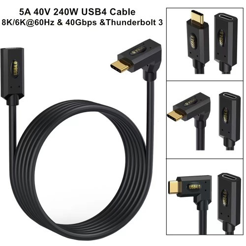 USB Type C 公 對 USB Type C 母 傳輸線