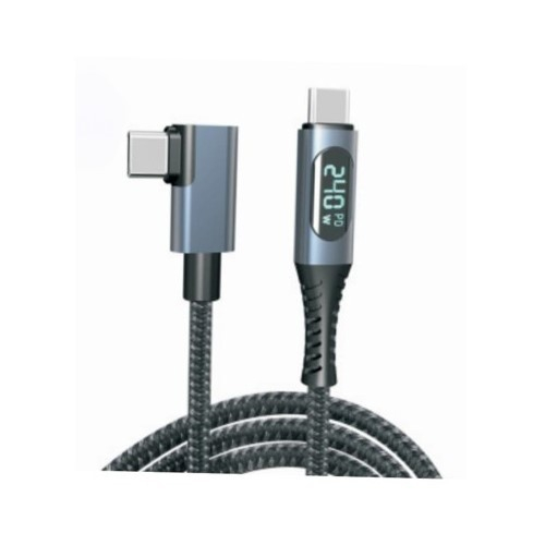 KL-4045 附LED USB 3.1 Type c 90度 对 Type c QC4.0数据线