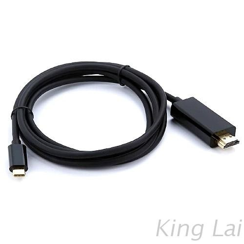 黑色 TYPE C TO HDMI A 传输线