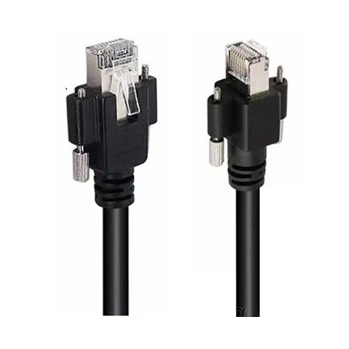 Cable 客制可锁螺丝 CAT7 高速网路线