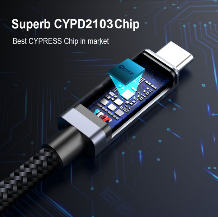 USB4 CM to CM Gen3 240W 高速數據線