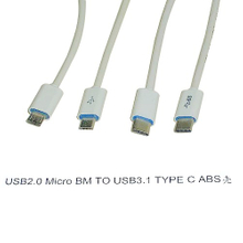 Usb2.0 Micro BM TO Usb3.1 Type C ABS 系列
