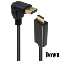 DP1.4向上弯头对HDTV高清连接线