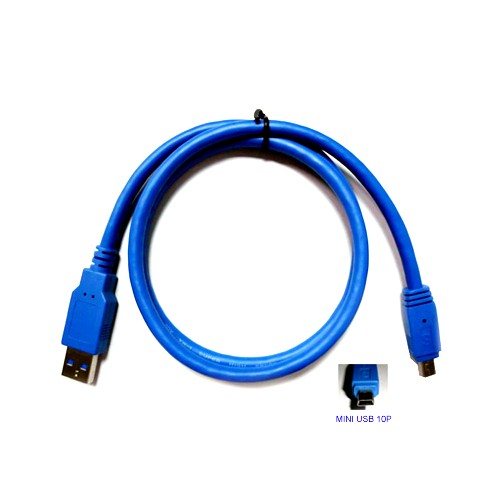 (圆线) USB3.0 AM/Mini 10P 传输线