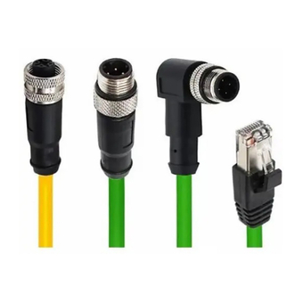 M12航空插头防水连接器4芯5芯8芯12芯M12防水连接器