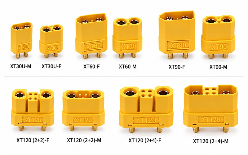 XT30 XT60 XT90 XT120