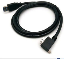 USB 3.0 AM/Micro B 传输线-90度带锁