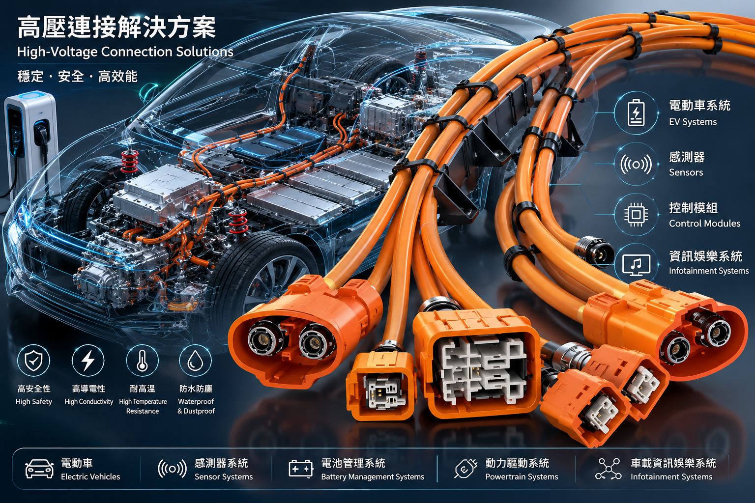 電動車高壓線束