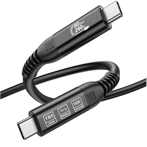 金淶LDP2多樣化定制線材-USB4 80Gbps 傳輸線