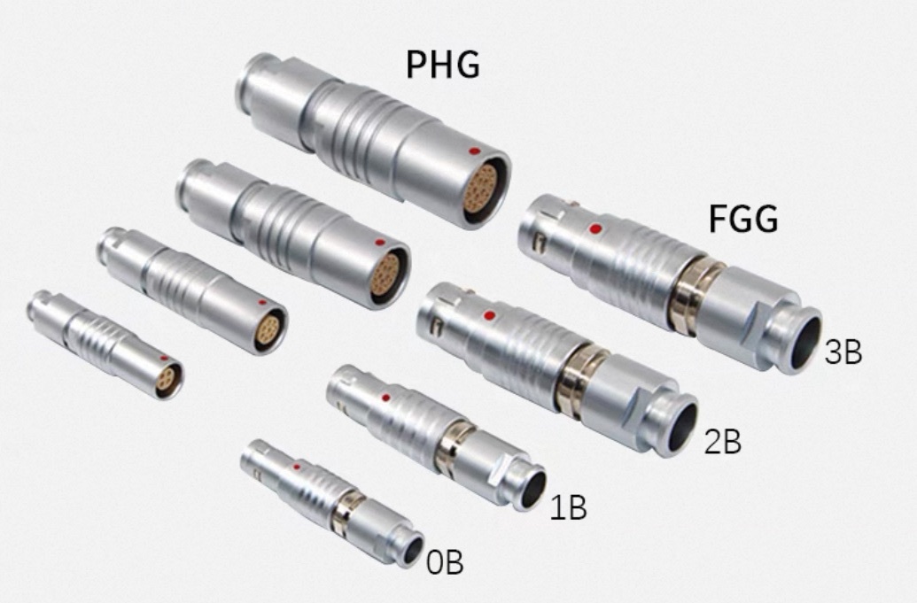 金屬推拉自鎖連接器兼容B系列PHG插座