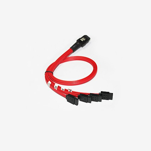 MINI SAS 36P TO SATA 7PINX4排線